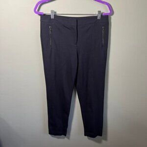 Talbots Petites Office Chic Signature Fit Women’s Black Ankle Pants, Size 8P
